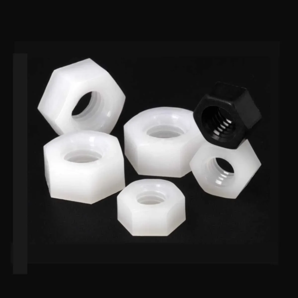 

Plastic Nut/Nylon Hexagonal Nut/Plastic Screw Cap Black Thread Nut