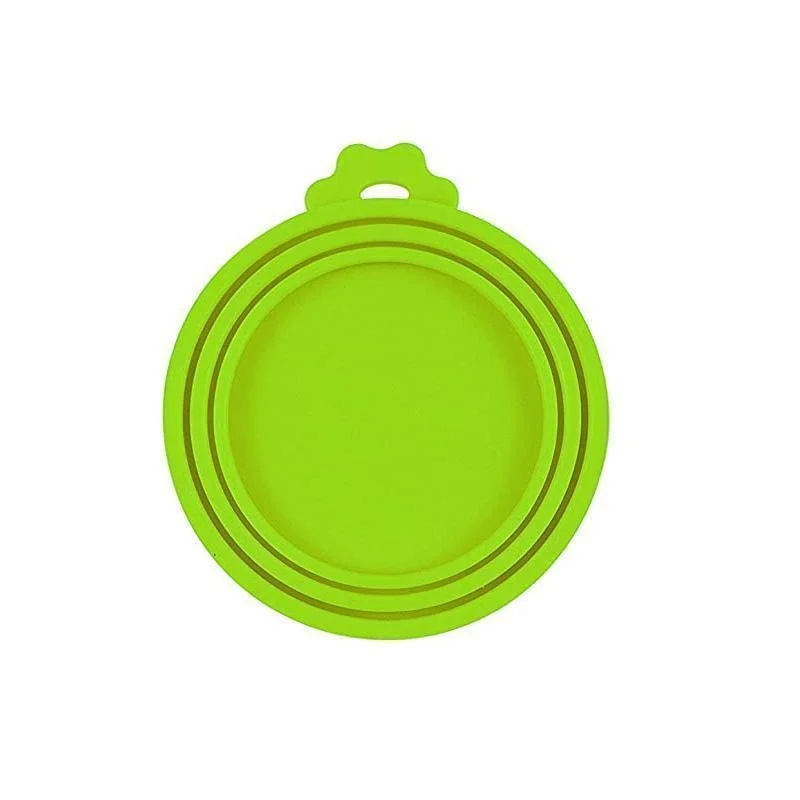Versatile Silicone Pet Food Can Cover - 3-in-1 Seal
