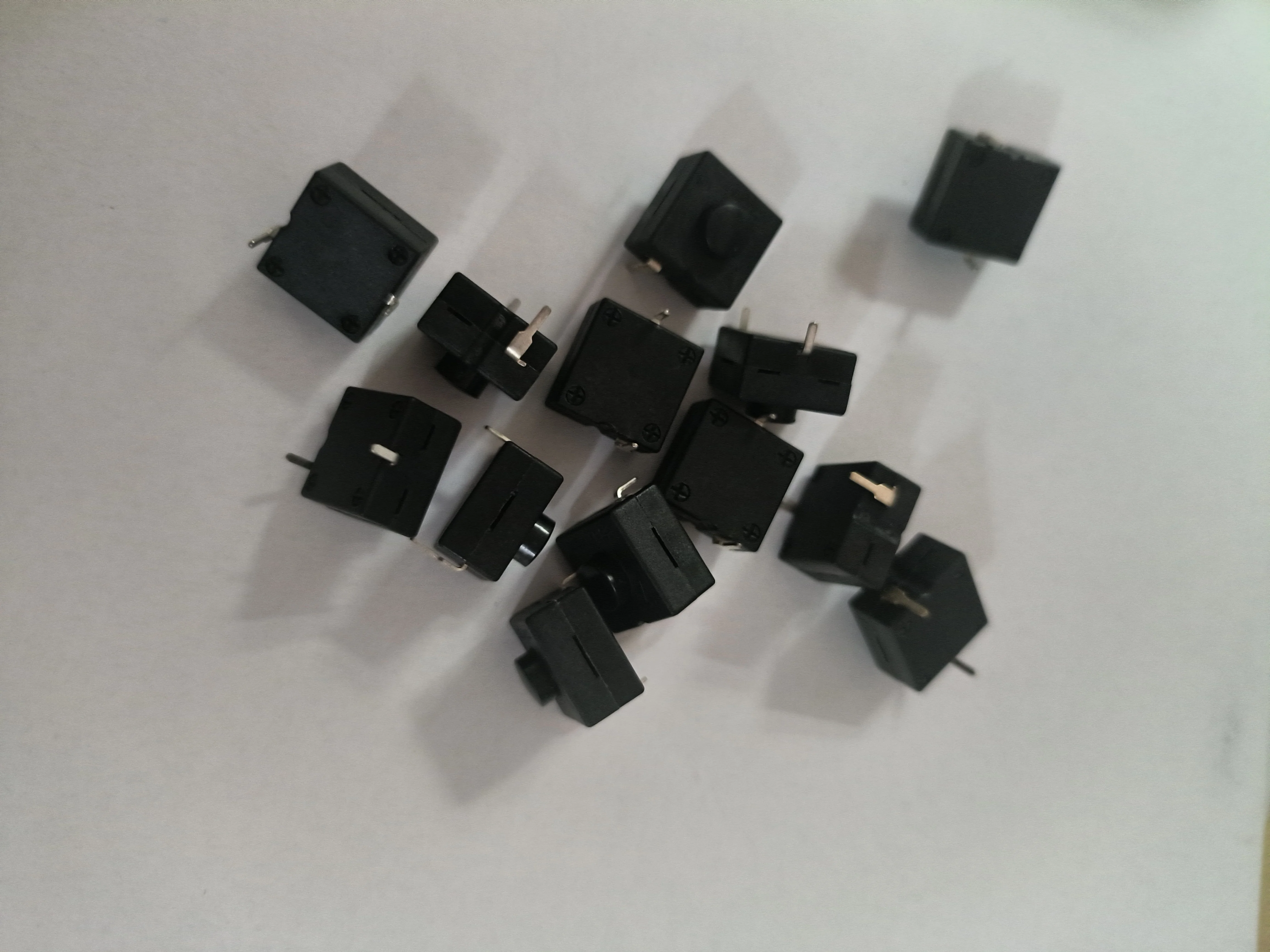 

13PCS 2Pin flashlight switch maintenance power switch self-locking button switch small table lamp switch 12x12x9