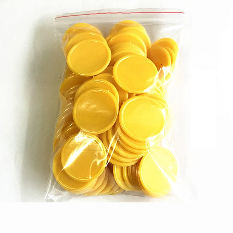 40PCS 37MM 포커 칩 플라스틱 계산 디스크 Adullts 어린이를위한 수학 계산 카드 Juegos De Mesa Familiares Divertidos