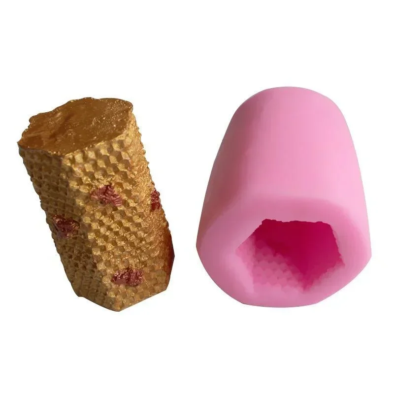 Bee Honeycomb Shaped Candle Silicone Mold 3D Beehive Form For Handmade DIY Beeswax Mould Wax Melt Hives Candle Making Supplies