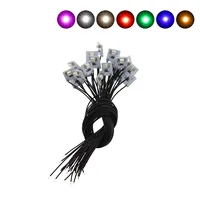 Evemodel DD00 20pcs Pre Wired SMD LED 3528 Light Set 12V Red Yellow Green Blue Purple Warm White Cool White 1