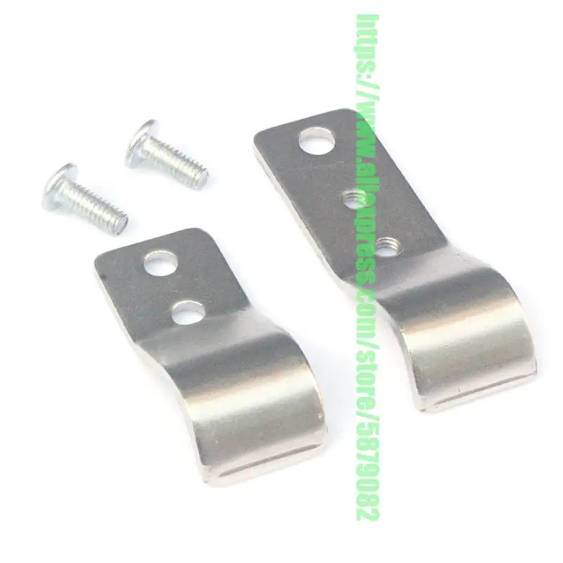 10pcs-Pack Pipe Support Bracket Clamp Wave Shade Sail Hanger Slide Wire Cable Pulley Double C Clamps Shade Net Install Fittings pipe support clamps