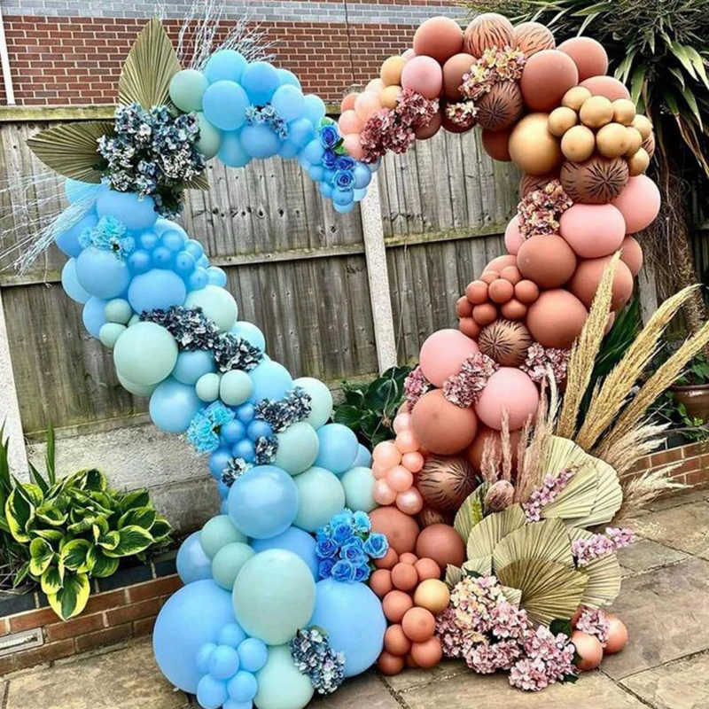 Heart Shaped Balloon Arch DIY Balloon Arch Garland Stand Kit For Outdoors Weddings Anniversary Decorations 5.2 party arch set,wedding arch set,balloon arch kit