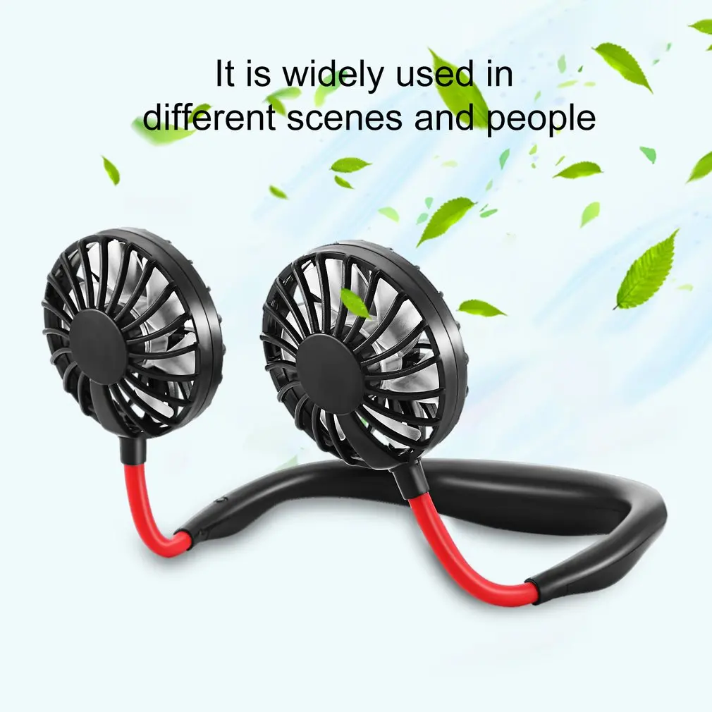 

Xiaomi Mini Neck Fan Usb Draagbare Ventilator Handsfree Oplaadbare Batterij Kleine Draagbare For 2022 Sport Fan 2000mA Bureau