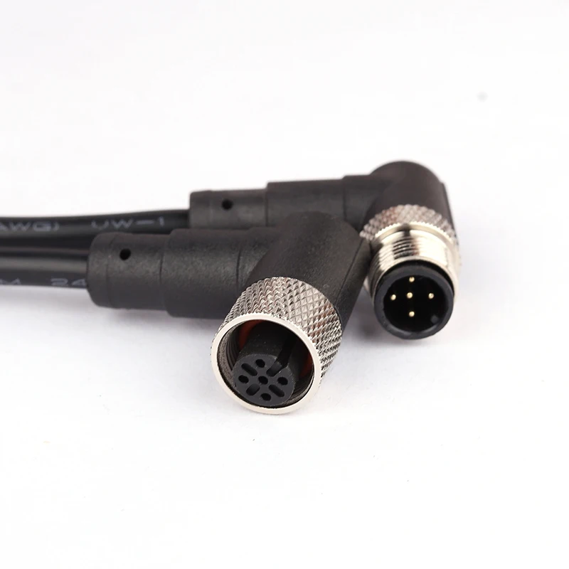 5M-3M-PVC-PUR-Shielded-Cable-Wire-Customize-M12-Sensor-Connector-2Pin ...