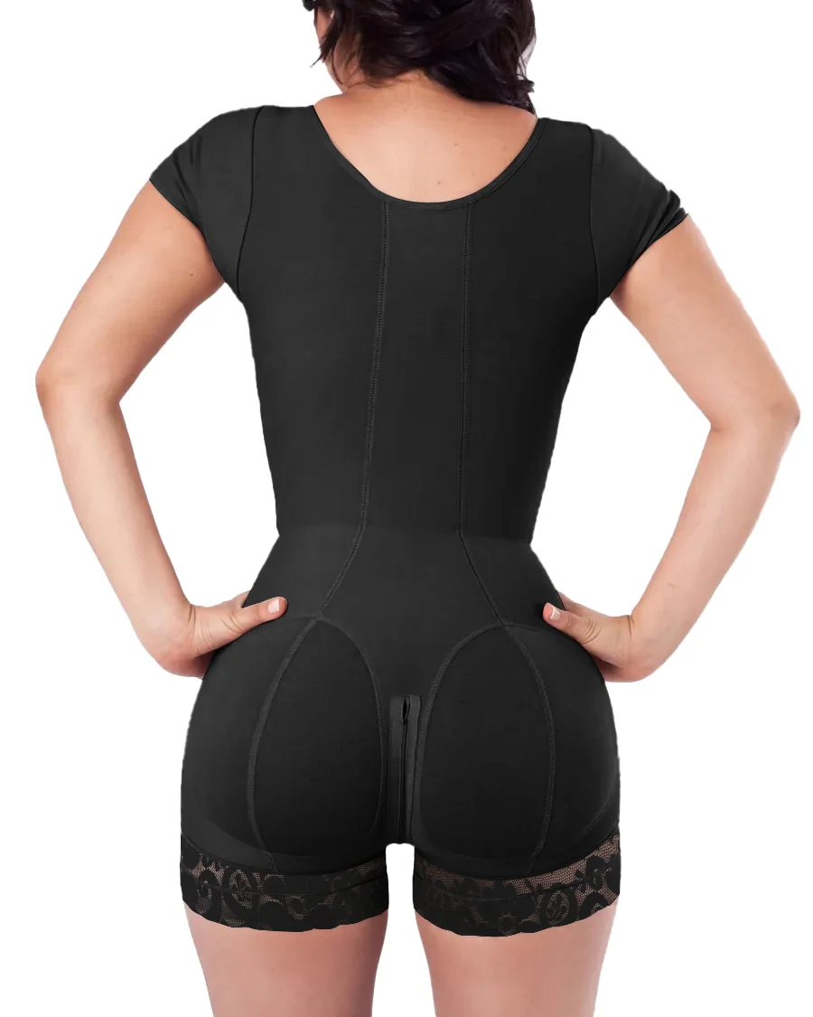 Fajas Colombianas Open-Chest Waist Trainer Shaperwear Abdomen Control Butt Lifting Slimming Flat Belly Underwear