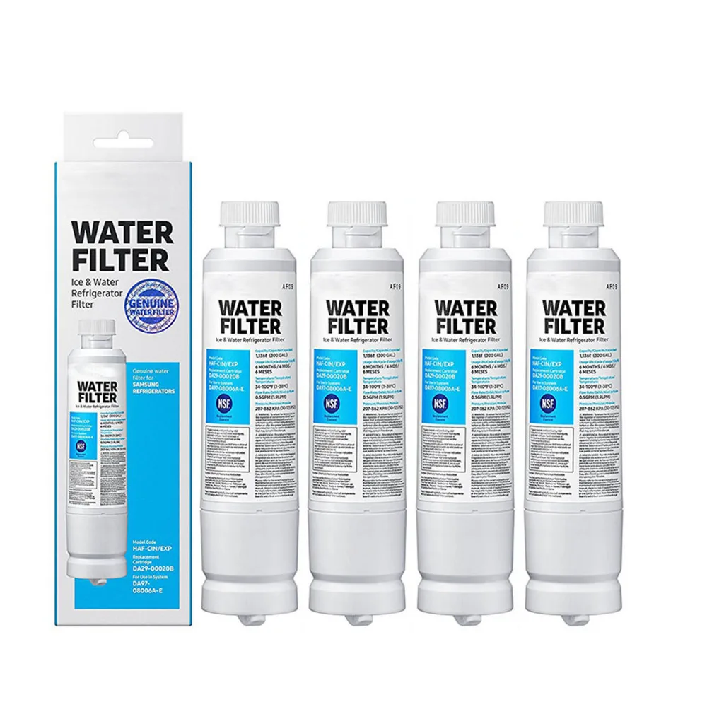 

Samsung Refrigerator Water Filter Replacement Parts for Samsung HAF-QIN/EXP DA97-08006C RF23M8070SG RF23M8070SR 4 Pack
