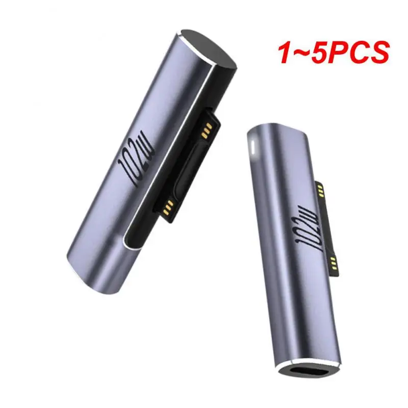 1 ~ 5 Pezzi Per Microsoft Surface X 8 7 6 5 4 3 Go Book To Usb Type C Pd Adapter Tablet Convertitore Di Spina Di Ricarica Rapida Laptop