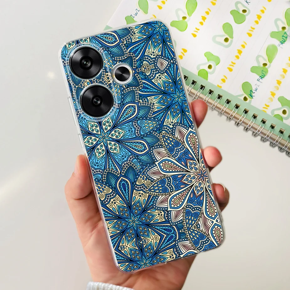 Cute Painted Soft Silicone Phone Case Cover