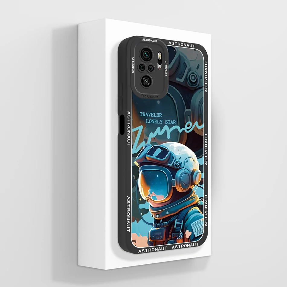 Luxurious Soft Silicone Shockproof Back Cover for POCO M5S - Full Protection Fashion Case