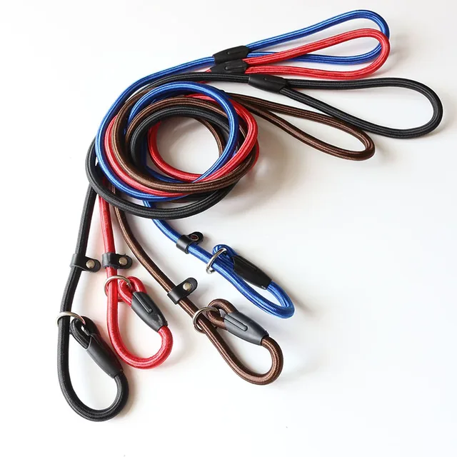 S18c98740266b4c28bfa789a879ee8f85v.jpg Quality Pet Dog Leash Rope Nylon Adjustable Training Lead Pet Dog Leash Dog Strap Rope Traction Dog Harness Collar Lead