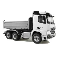 1/14 LESU RC Three-Way Dumper Tipper 3348 Model Kabolite Cabin 6*6 3Axles Light Sound Toys for Boys Christmas Gift Thzh1217-SMT8 1
