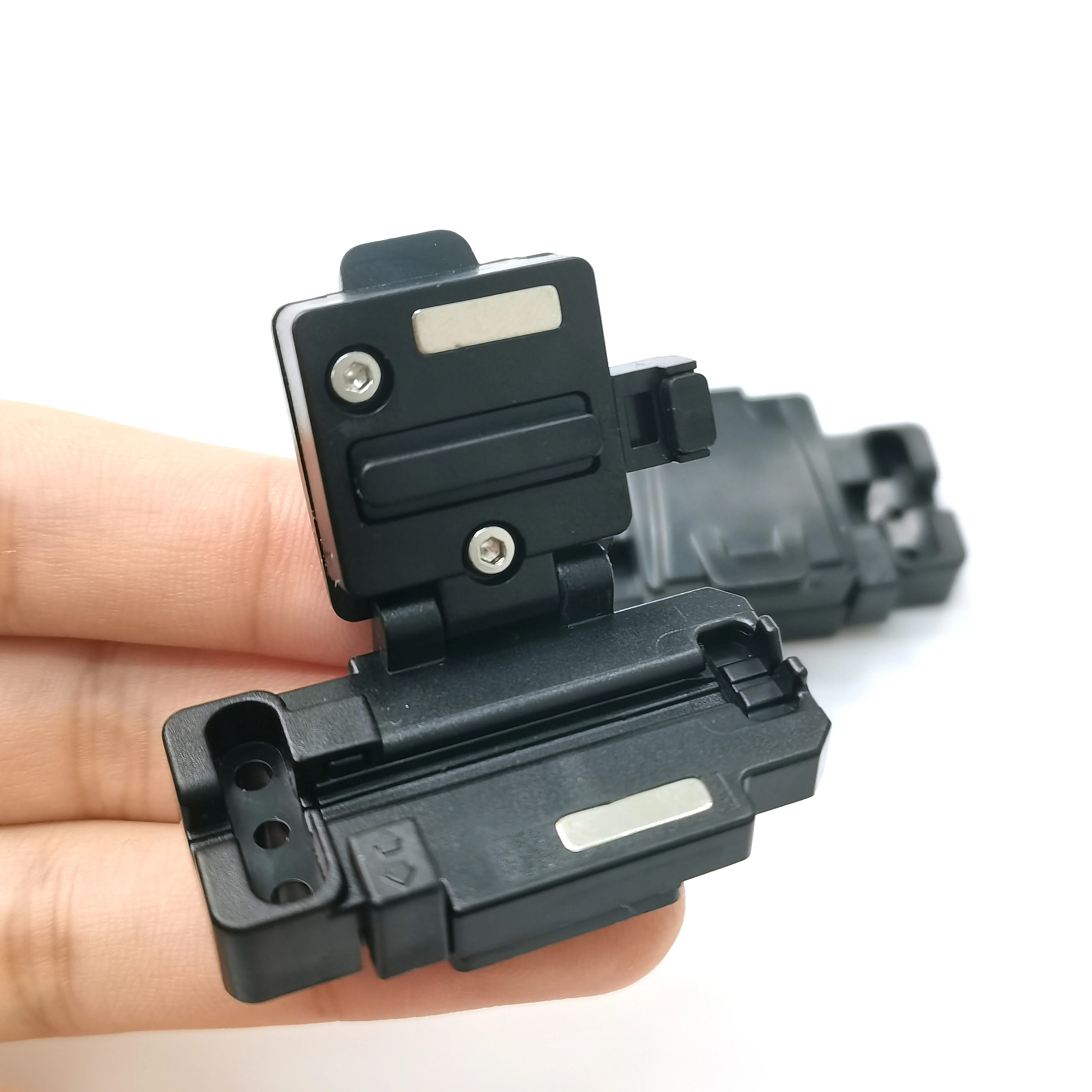 오리지널 DVP-740 DVP-760 DVP-760A DVP-16 광섬유 융착 접속기, 3 in 1 섬유 클램프, 섬유 플레이트, 섬유 거치대, 1 쌍