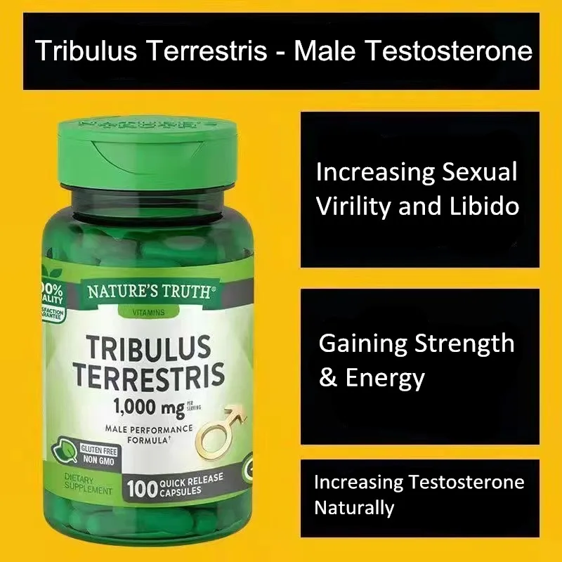 Male Enhancing Supplement TRIBULUS TERRESTRIS EXTRACT 96% SAPONINS WORKOUT SPORT