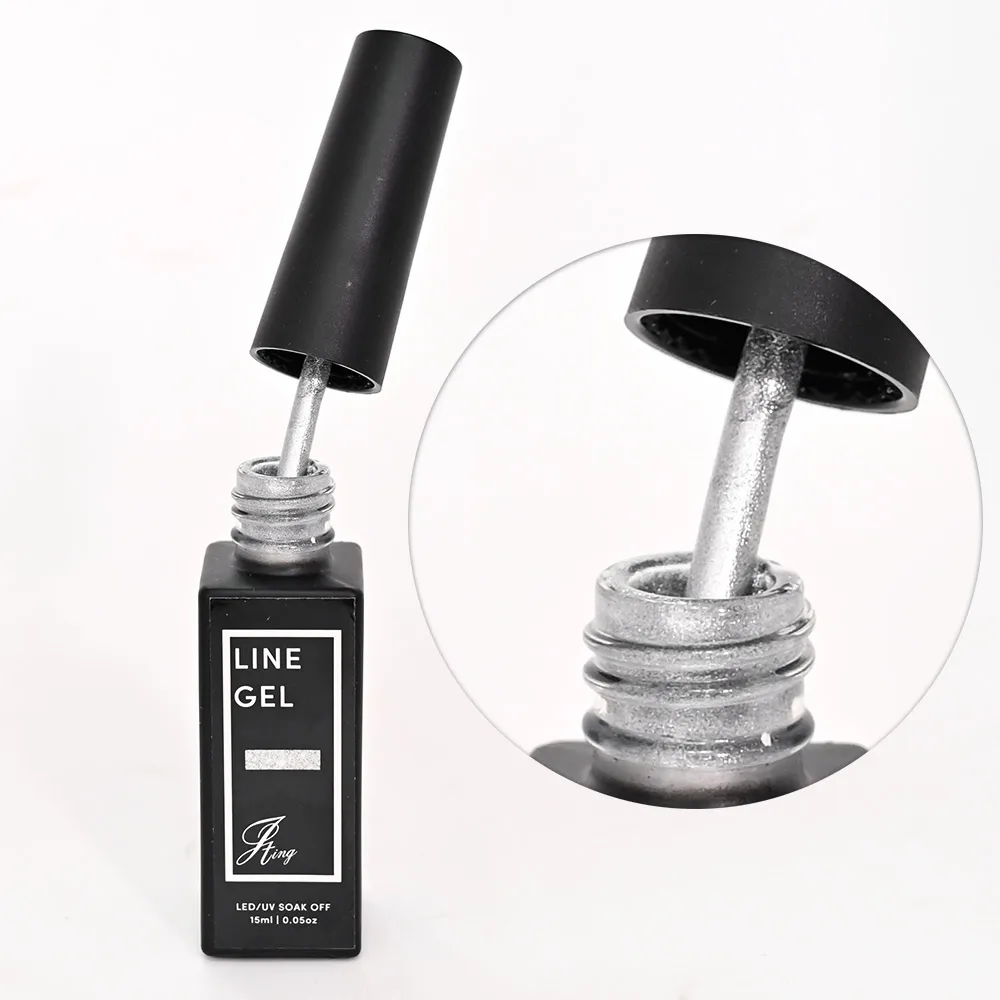 1 Bottle (12ml/g) Nail Art Liner Gel Polish Paining Drawing Brush Nail Decorations Pens UV/LED Varnish Paint Lacquer JFH453#e