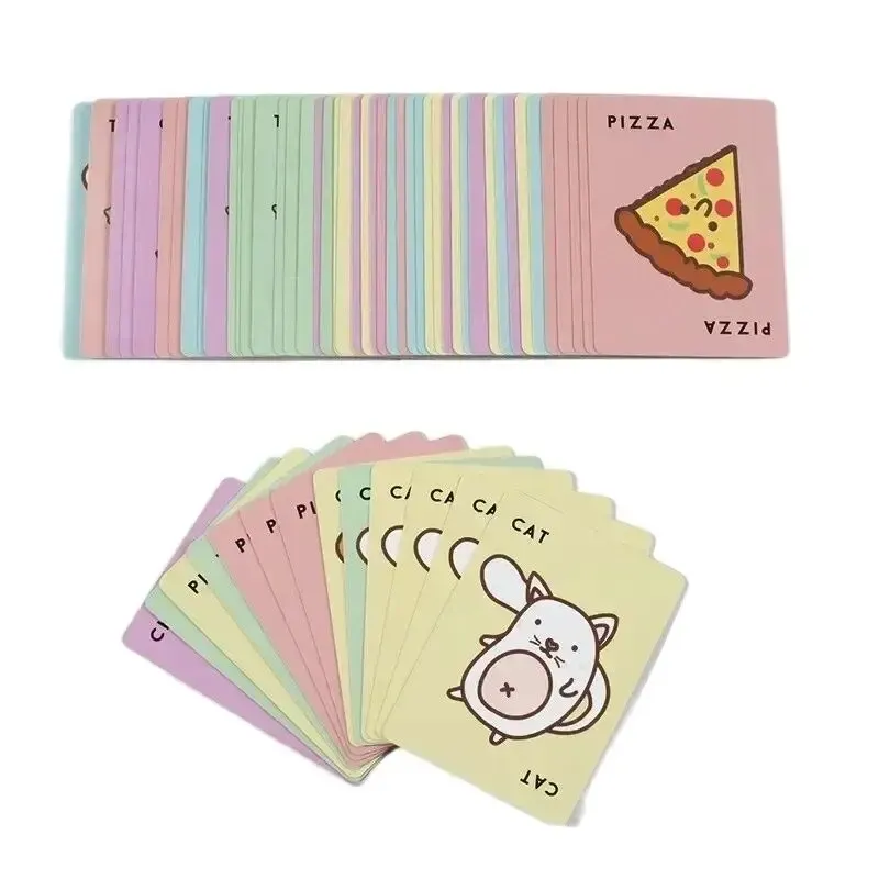 card game protector Taco Cat Goat Drinking Card Games for Adults Outrageously Fun Cheese Pizza Adult Party Card Game English Version for Couples