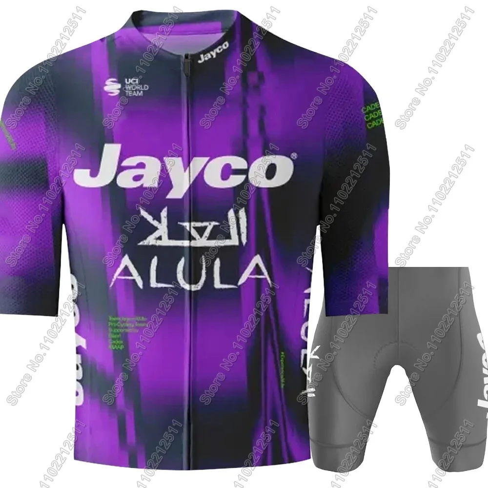 Jayco Alula 2025 Team Cycling Jersey Set Mens Australia Short Sleeve Clothing Road Bike Shirts Suit Bicycle Bib Shorts MTB Wear 6