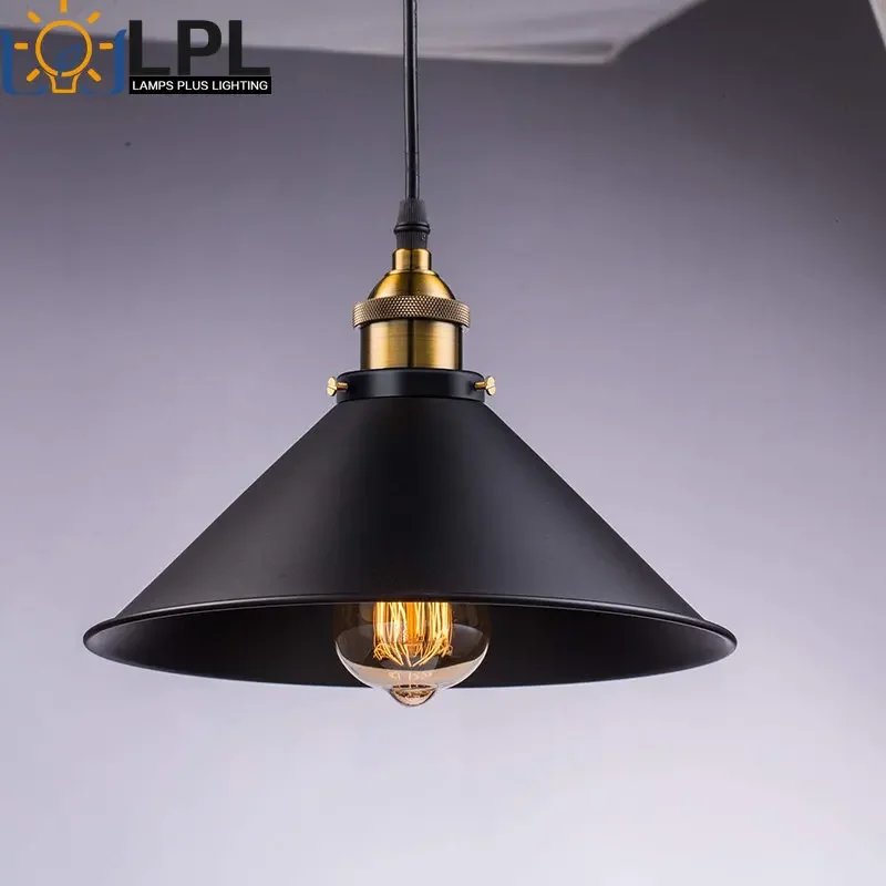 Vintage Pendant Light Loft Retro Chandelier Pendant Lamp E27 Base Industrial Hanging light Edison Home Lighting Living Room Pendant Lights Pendant Lamp Chandelier Lighting Vintage Pendant Lights