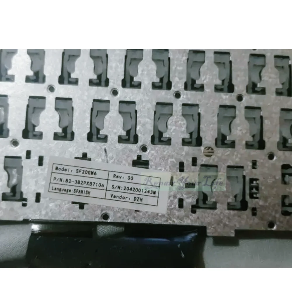 Teclado Espanhol Latino para Medion Sf20gm6 la E11201 E11202 Md61958 Sf20pa6w Sf20gm7 82382pxb7102 82-382pxb7101 Novo - Imagem 3