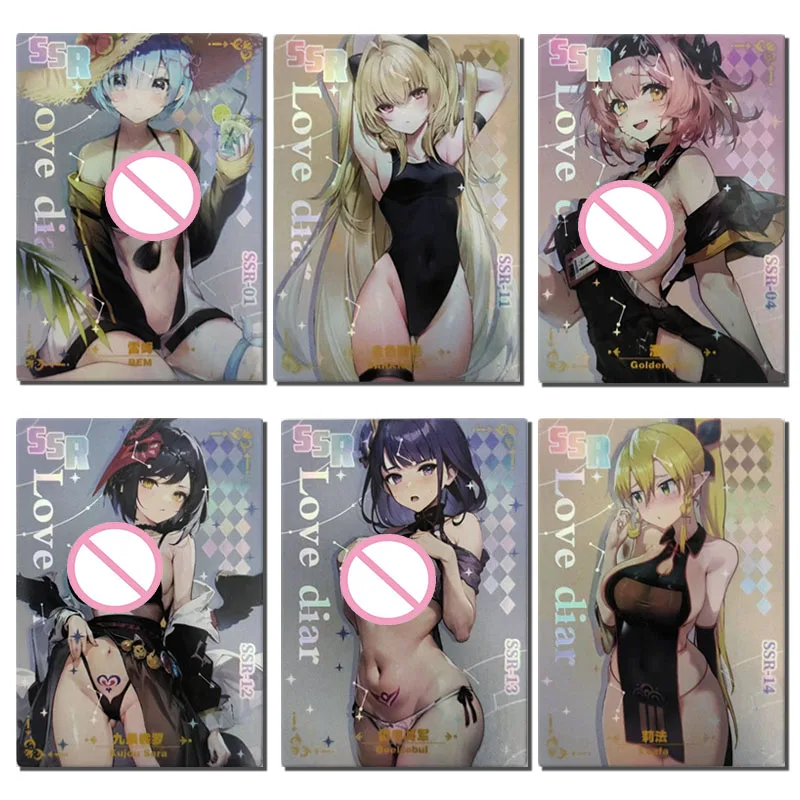 

Goddess Story Love diary Beelzebul Rem Hyuga Hinata Nilou Kochou Shinobu SSR card Toy collection boy Birthday Christmas gifts