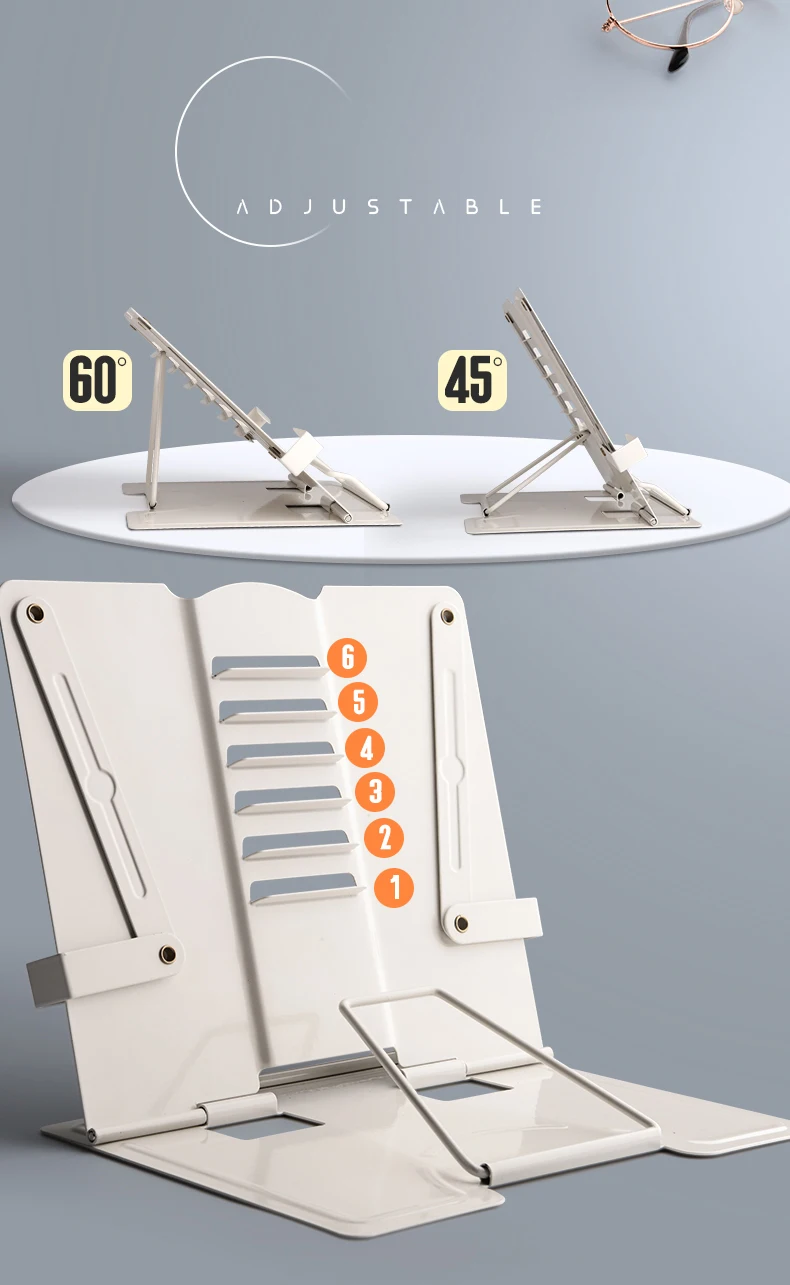 Adjustable Portable Metal Reading Book Holder Support Document Shelf Bookstand Tablet Music Score Recipe Stand book holder,book stand,reading stand