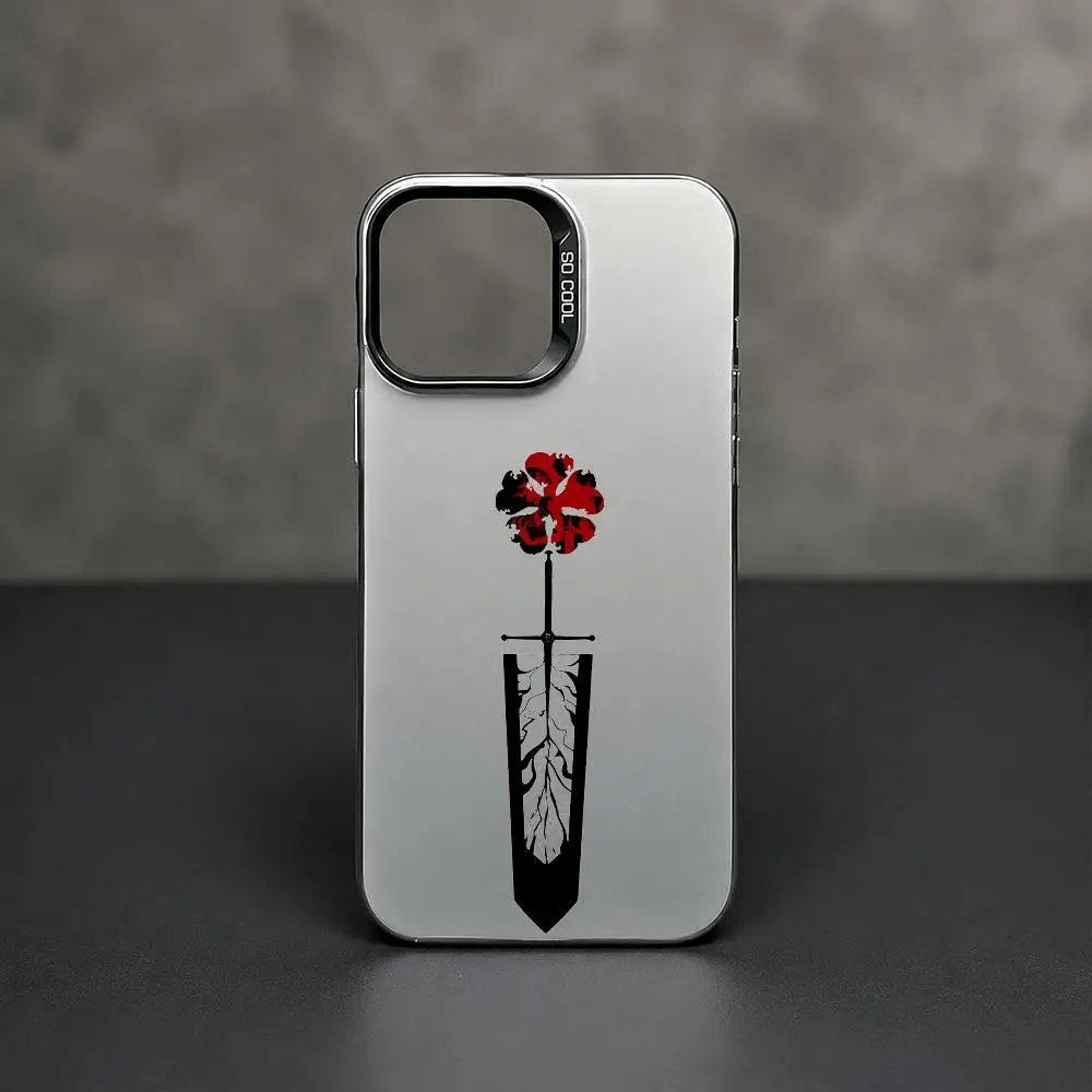 Black Clover Logo Shockproof Color Gradient TPU Phone Case