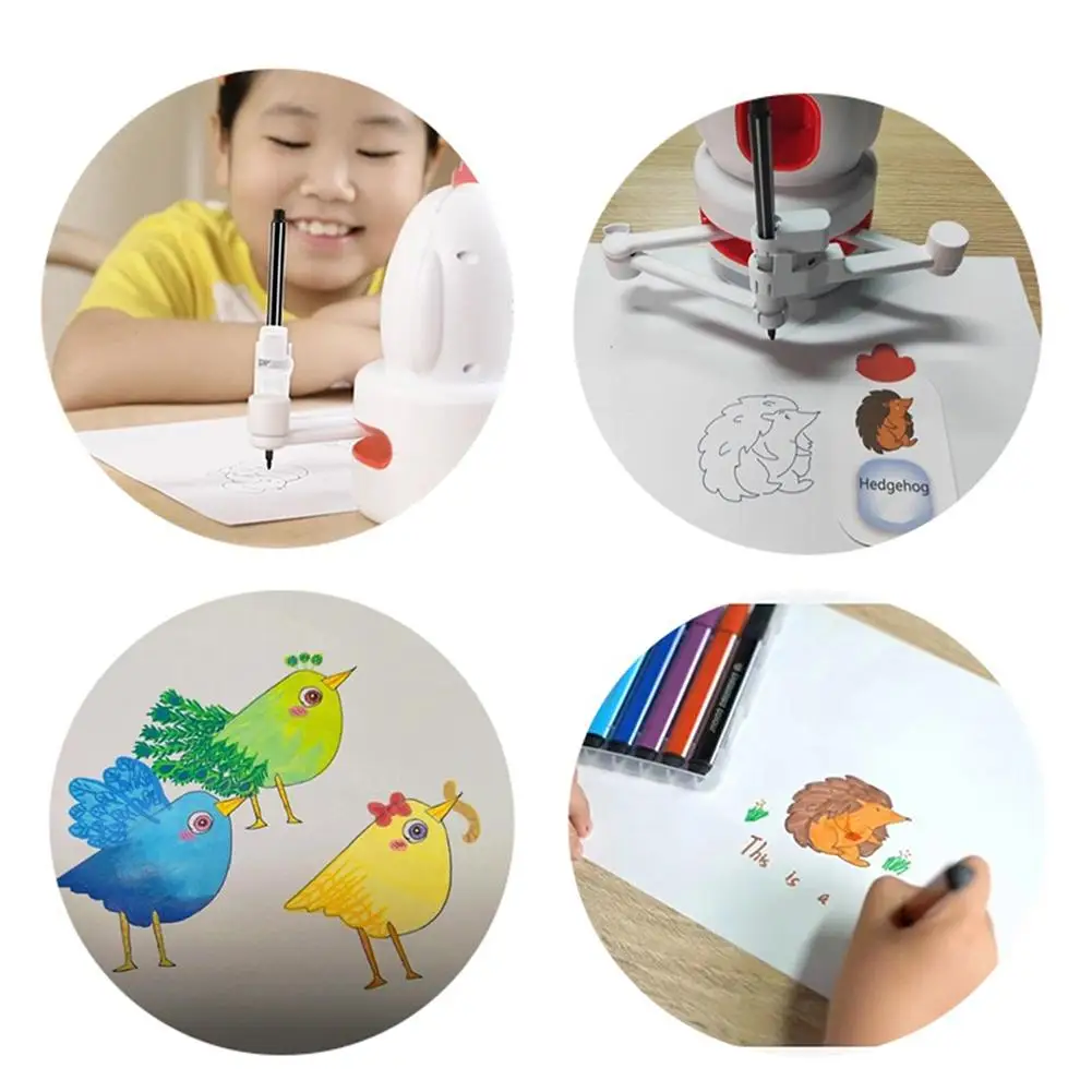 Children's Intelligent Painting Robot Set Children's Early Education Machine Painting Art Education Cognitive Educational Toys