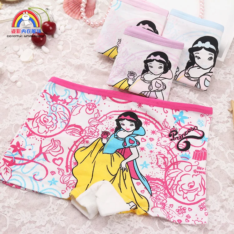 

Disney Girls Cartoon Boxes Children Cotton Underwear Cute Printing Panties Kids Short Panties Girl Underpants Briefs Size 2T-10T