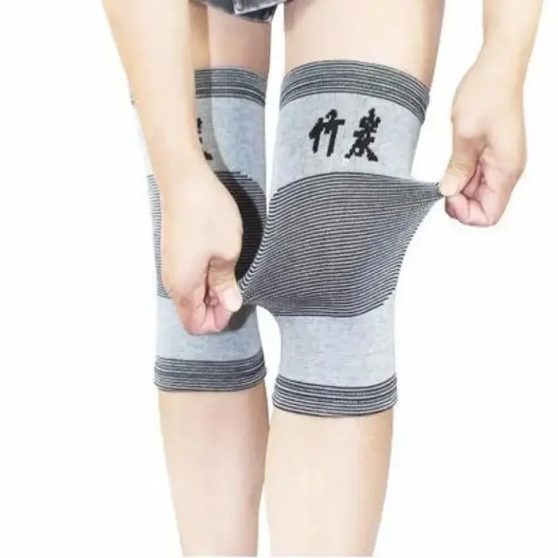 New Joint Cold Protection Leg Protection Bamboo Charcoal Knee Protection Breathable And Traceless Bamboo Fiber For Sports