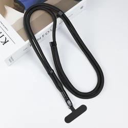 Enhanced Universal Phone Lanyard with 360° Rotation and Adjustable Neck & Crossbody Strap - Other (Black)
