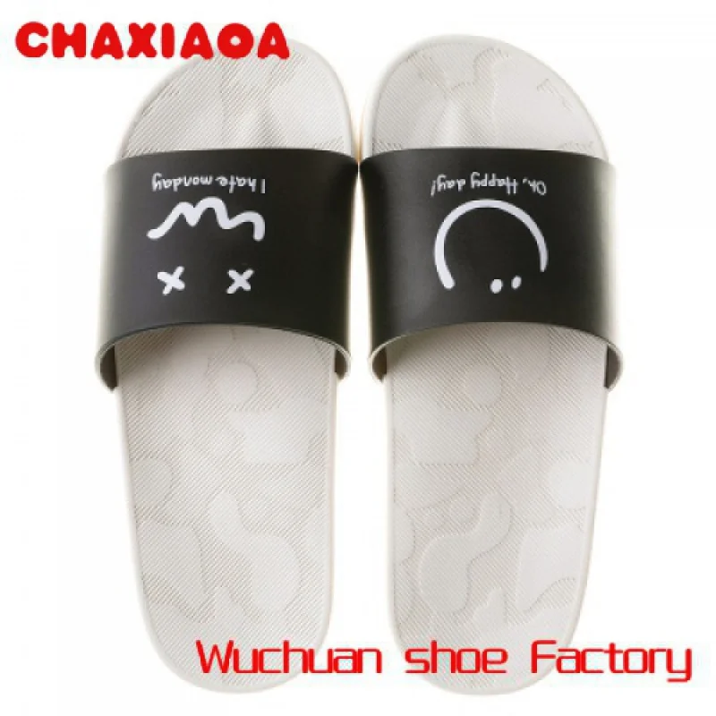 

2022 new summer slides Slipper couple flip flops outdoor beach sandals men Women's Smile slippers