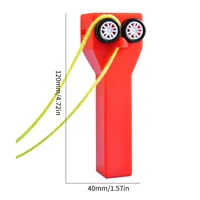 Lanzador de cuerda eléctrica, hélice de cuerda, controlador de propulsor de empuje, tirador de cable divertido, juguete portátil para aliviar el estrés - Imagen 6