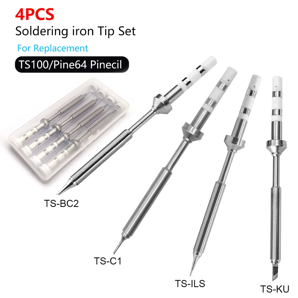 SolderingIronTipsReplacementVariousModelsofPine64TS100Pinecil