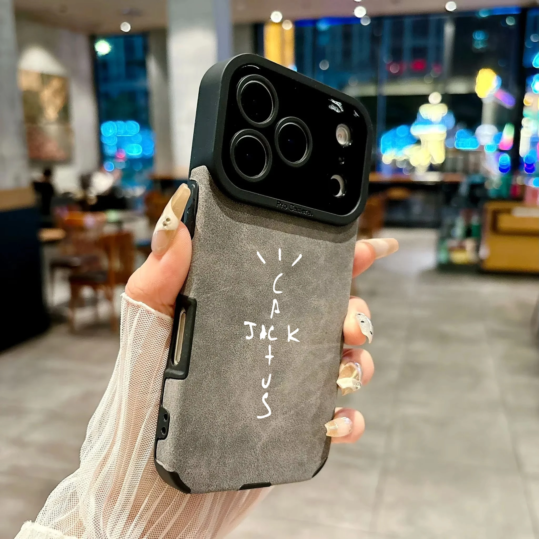 Luxury Microfiber Leather Phone Case - Hip-Hop Music Jack Design