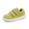 AOGT Autumn Children Shoes Genuine Leather Boy Girl Casual Shoes Fashion Soft Comfortable Non-Slip Rubber Sole Kids Sneaker 1