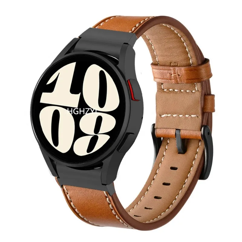 Leather Strap For Samsung Galaxy Watch Pro 40mm 44mm FE Band