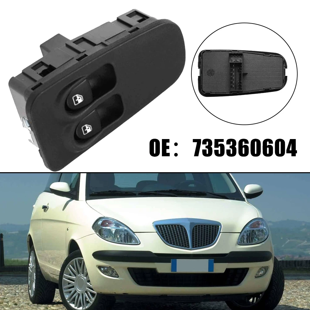 

Автозапчасти, переключатель подъема, 0,125 кг, 1 шт., 10 контактов, 12 В, 735360604 ABS пластик, черные автомобильные аксессуары, левая сторона