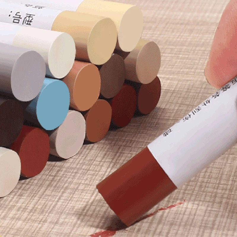 Floor Repair Pen Wood Repair Kit Wax Wooden Furniture Floor Repair Pens Damaged Scratch Wood Repair Crayons Scratching Post Materials 20 Colors L9BE
