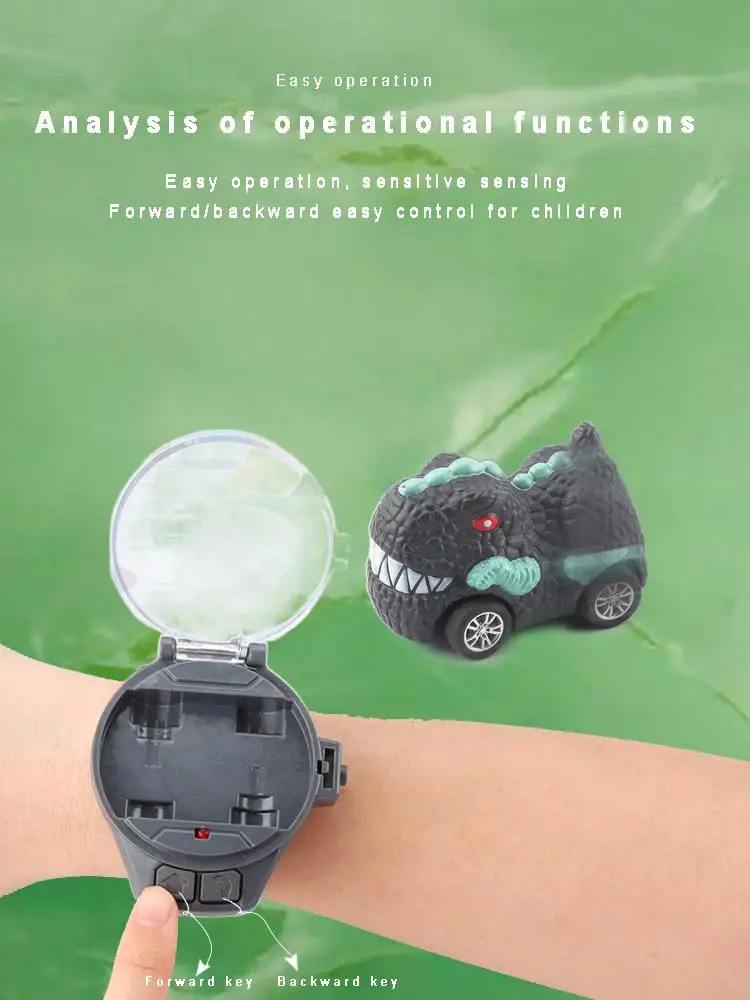 

Ultimate Fun for Kids: Mini Dinosaur Alloy Children's Watch with Remote Control Car - Unleash Their Imagination and Adventure