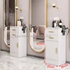Factory Wholesale European Style Metal Frame Hair Layer Cart Beauty Barber Salon Trolley 3