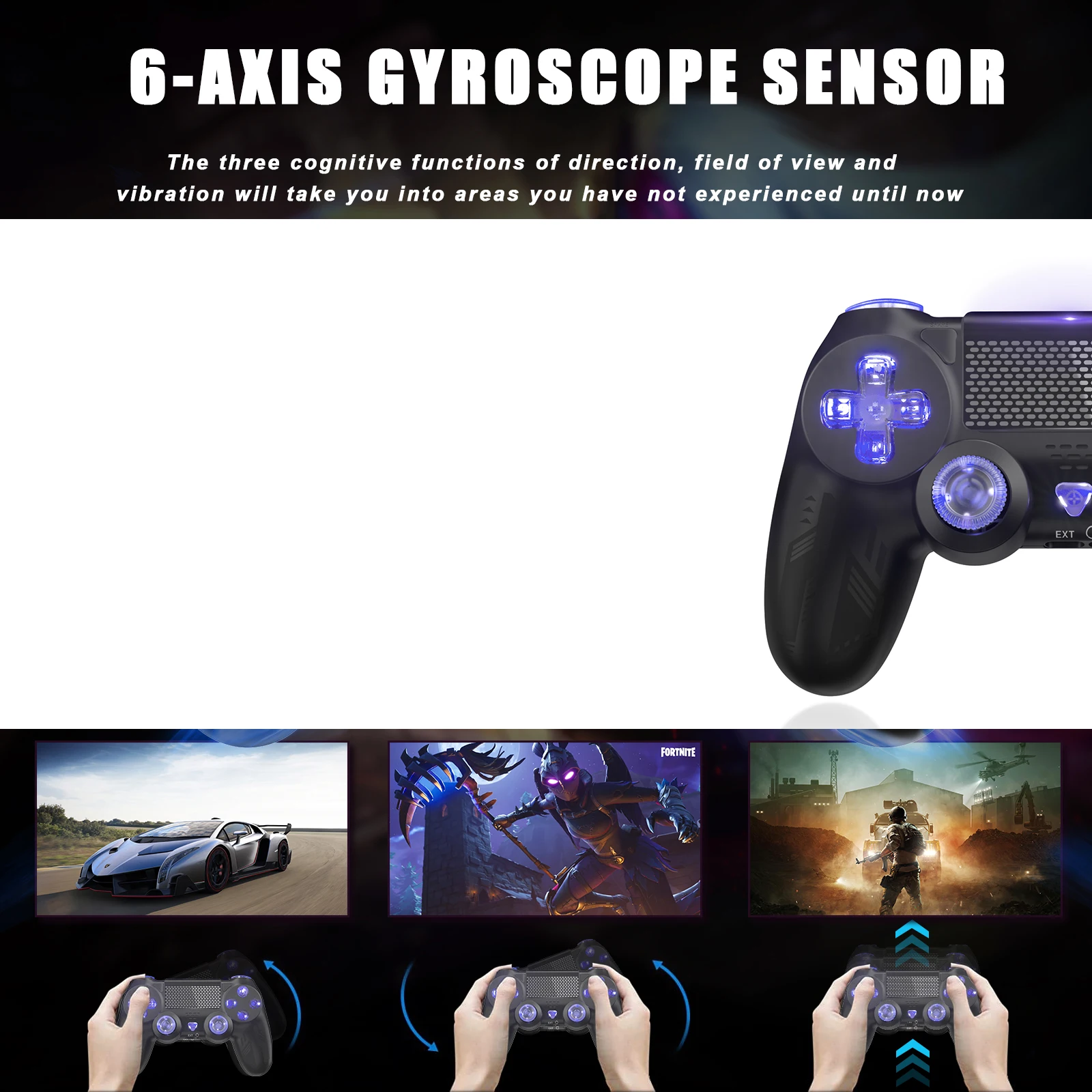 PS4 Ʈѷ   Ʈѷ ȣȯ,  Ʈѷ , LED ,  , ͺ, 6  ̷