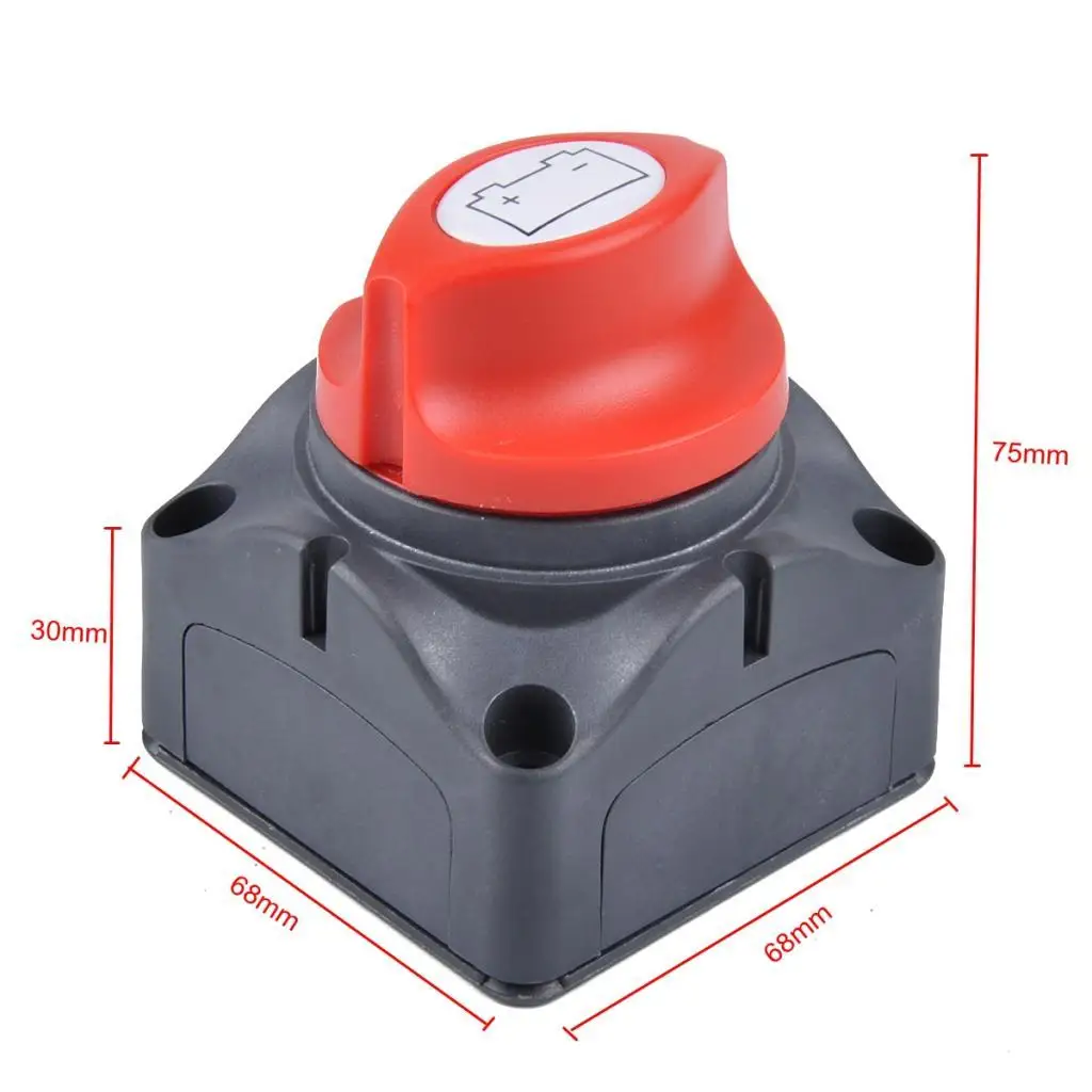 

Car RV Marine Boat Battery Selector Isolator Disconnect Rotary Switch Cut