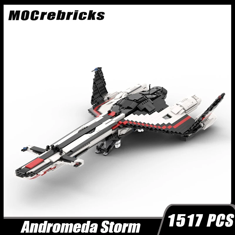 

Star Movie Andromeda Storm Creative Brick Toys Educational Aircraft MOC Building Blocks DIY Models Children Christmas Gifts1517P