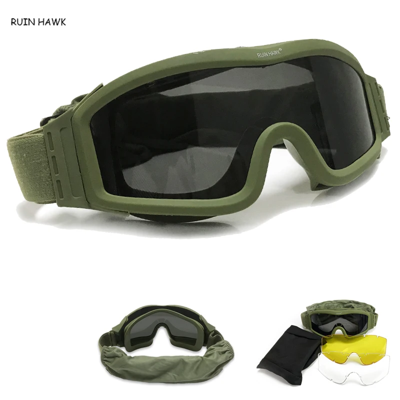 Gafas militares tácticas antivaho para motocicleta, gafas deportivas para  exteriores, a prueba de viento, para Paintball, para hombre - AliExpress