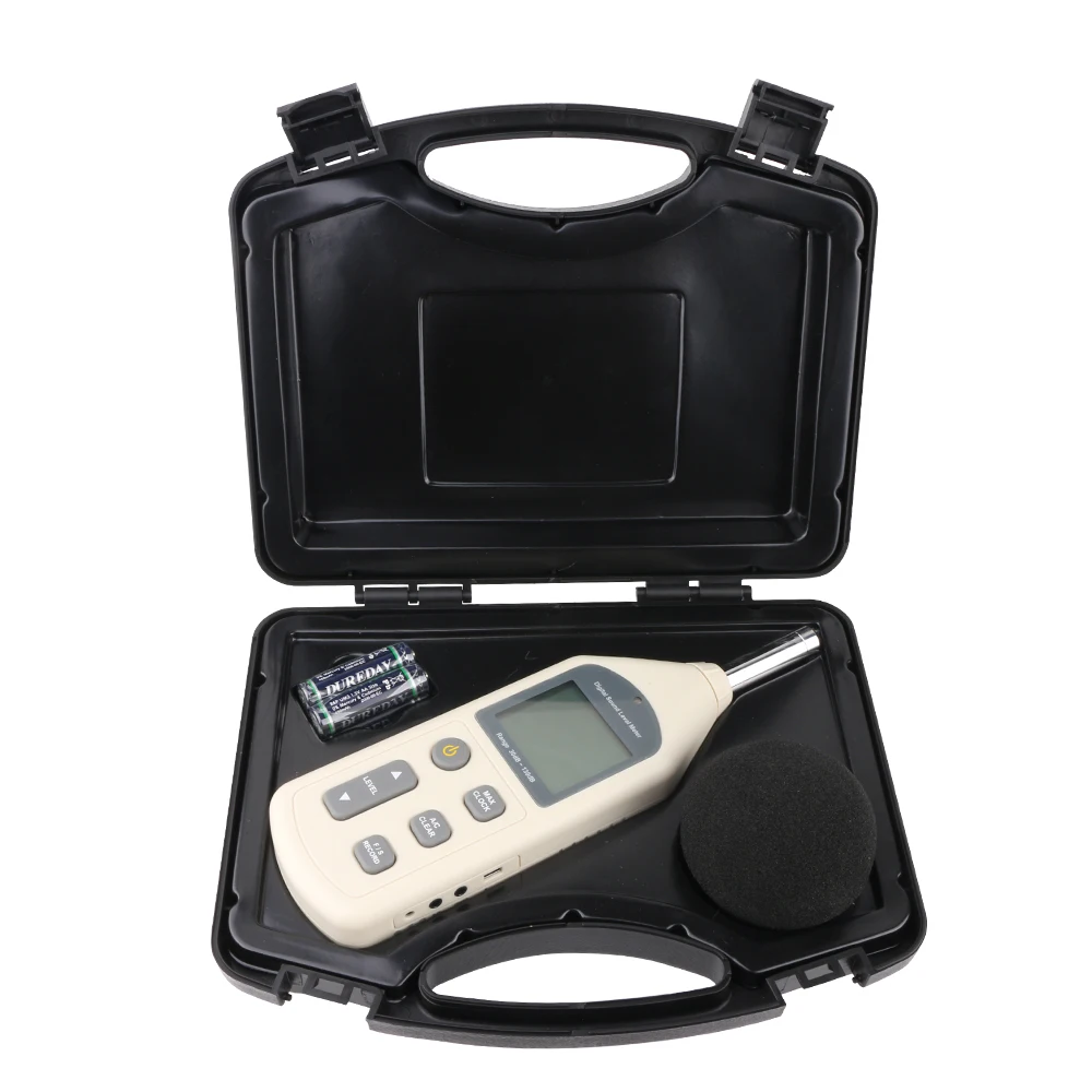 BENETECH Sound Level Meter Digital Decibel Audio Noise Monitor Profession Decibel Meter With CD 30-130dB Sound Meter 6