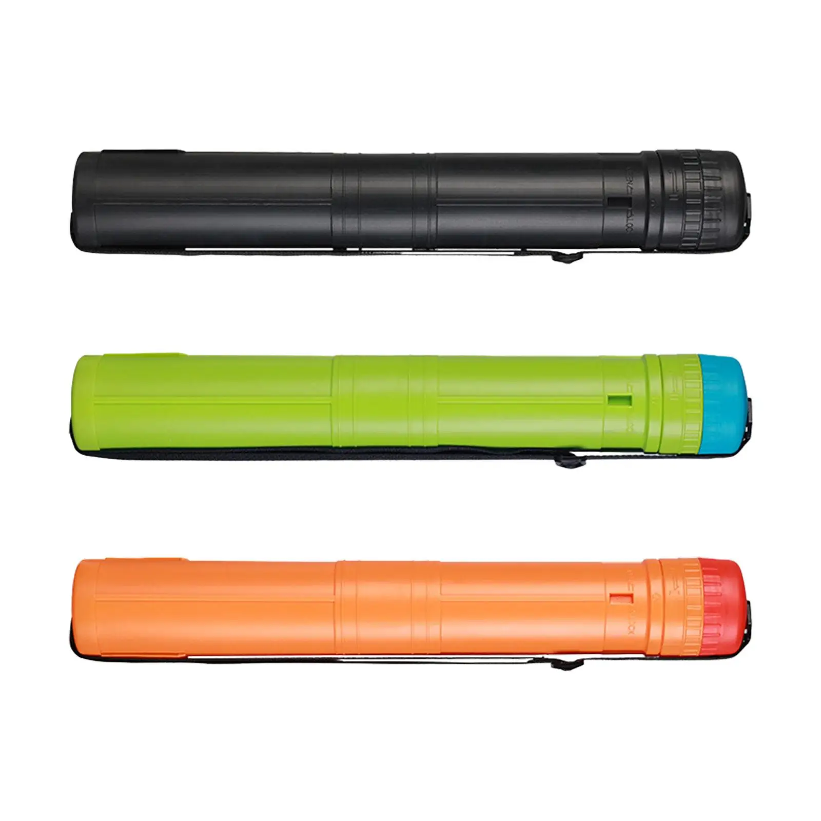 스트랩이 있는 확장 가능한 포스터 튜브, 원형 운반 튜브, 17 인치에서 29 인치까지 확장