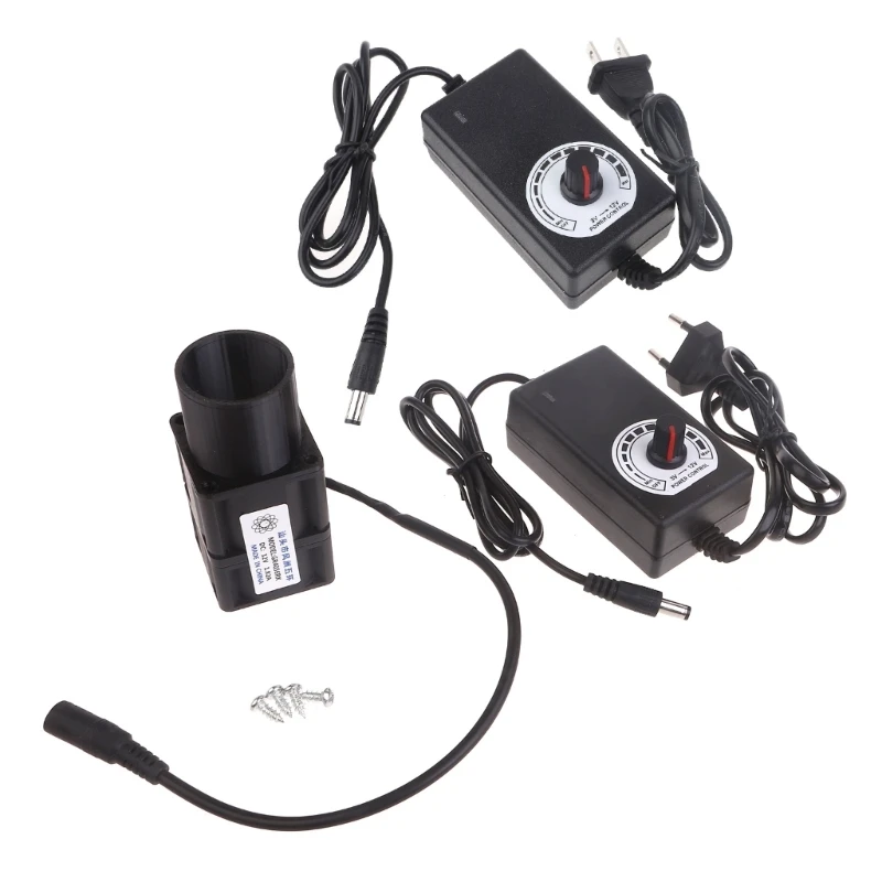 

Y1UB Double Fan Air Blower Electric Bentilator for Computer Server Camping
