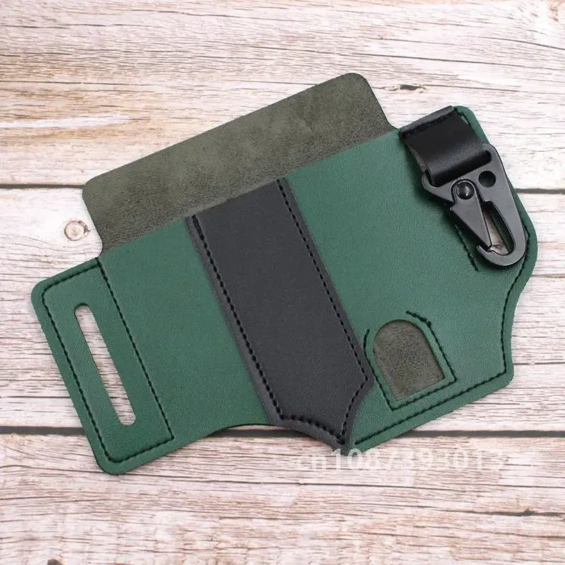 Description Picture 5 of itemLeather Sheath For Leatherman Multitool Sheath EDC Pocket Organizer Hunt Tactical Knife Pouch Flashlight Camping Outdoor Tool