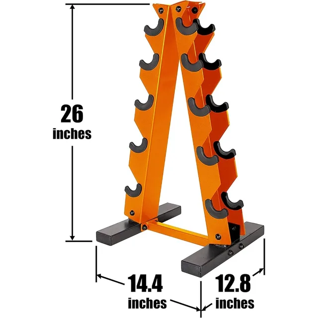 Rubber Hex Dumbbell Set 5–25lb 4